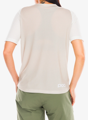 Dámské cyklistické triko POC Motion Air S/S Jersey - okenite off white
