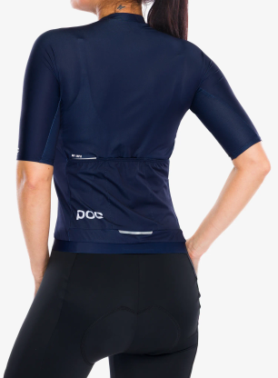 Dámské cyklistické triko POC Pristine Jersey - turmaline navy