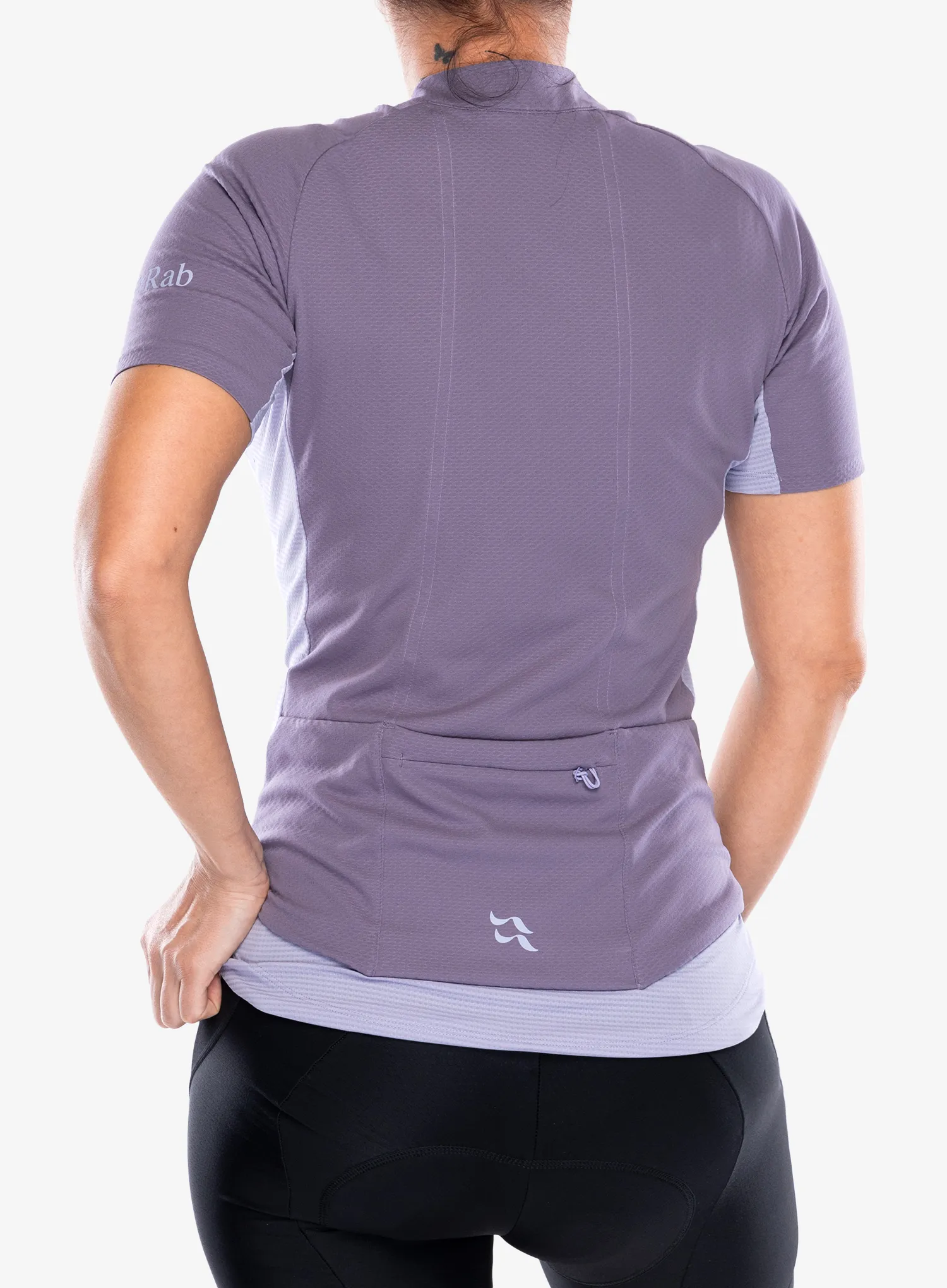 Dámské cyklistické triko Rab Cinder Jersey - purple sage