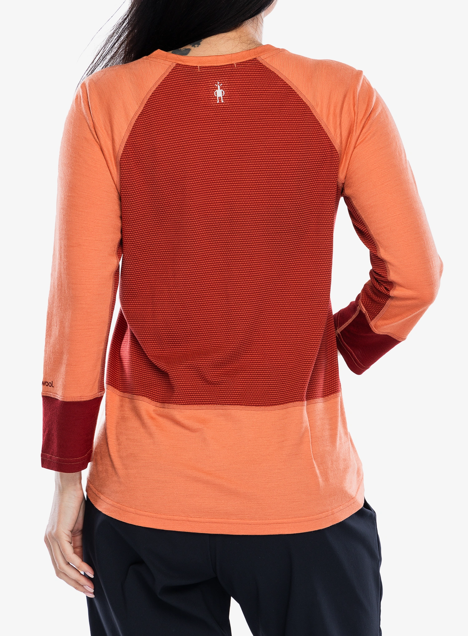 Dámské cyklistické triko Smartwool Mountain Bike 3/4 Sleeve Jersey - terracotta