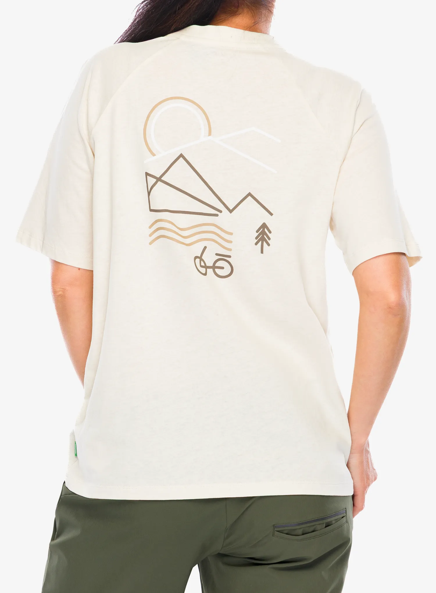 Dámské cyklistické triko Vaude Cyclist Casual Shirt - ecru
