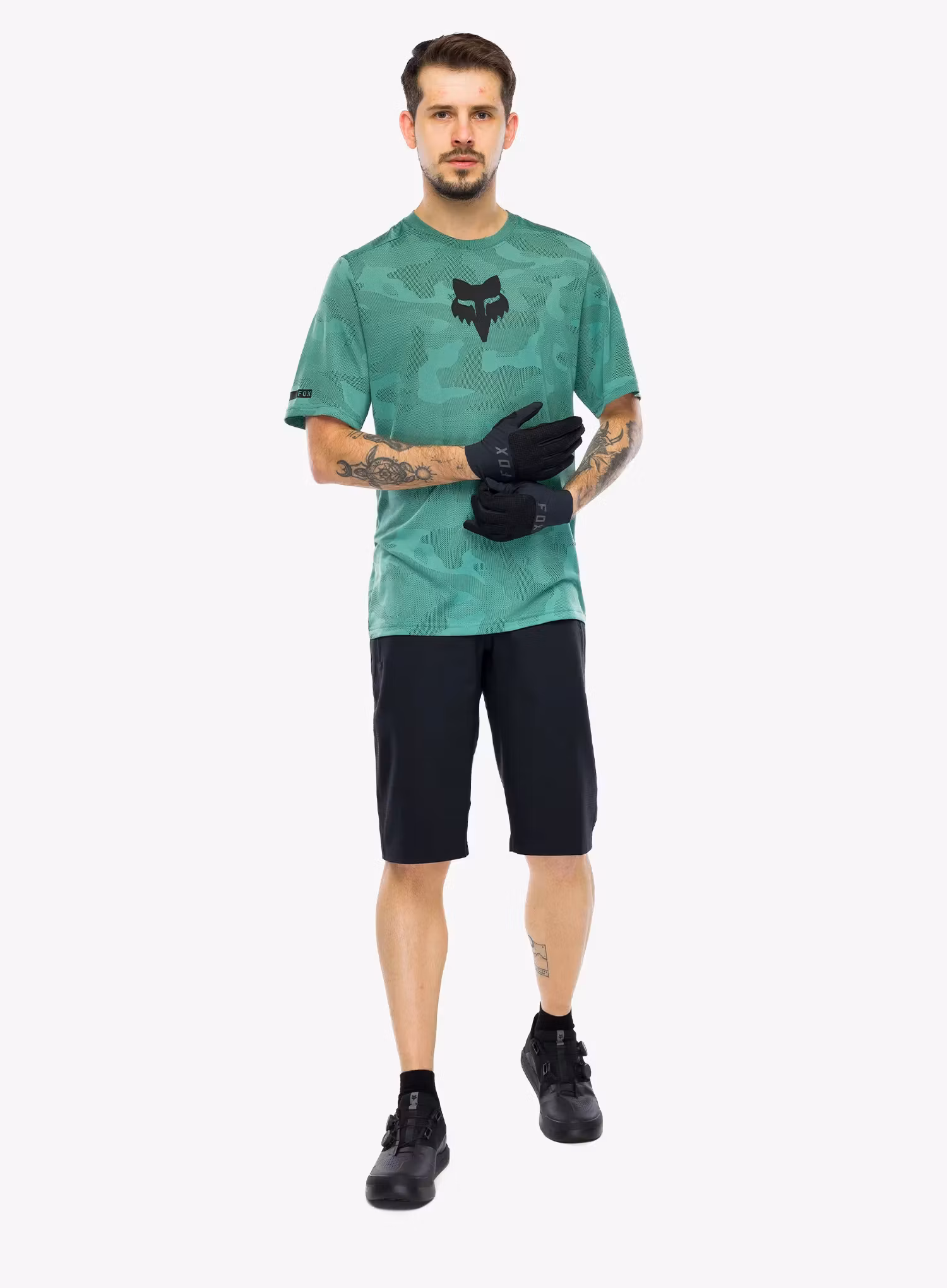 Cyklistické triko Fox Ranger Tru Dri SS Jersey - pine