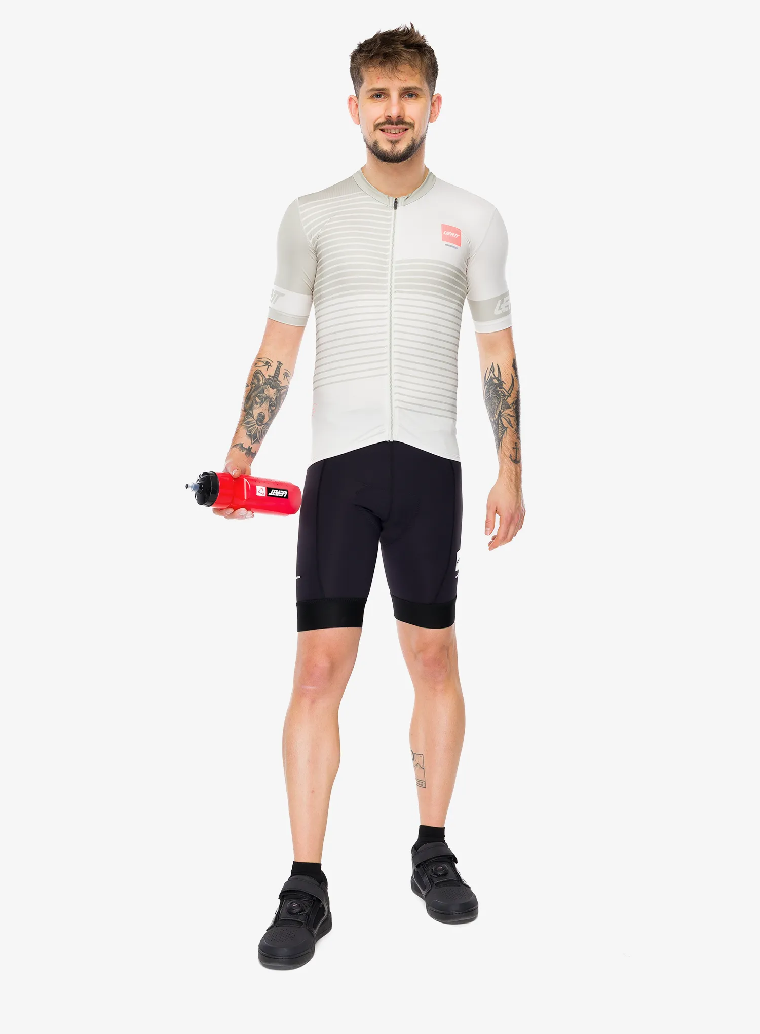 Cyklistické triko Leatt MTB Endurance 3.0 - stone grey
