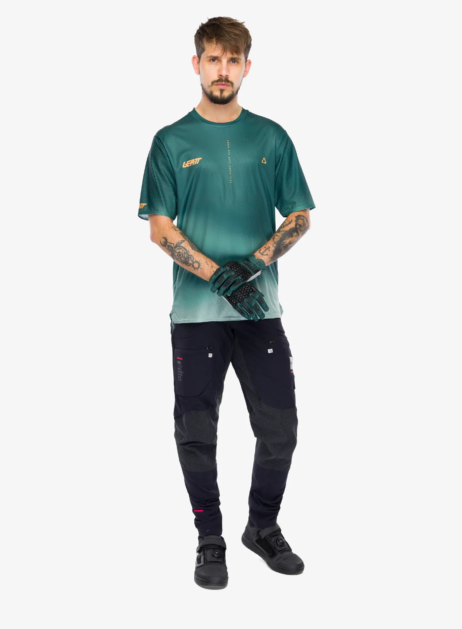 Cyklistické triko Leatt MTB Trail 3.0 - spruce green