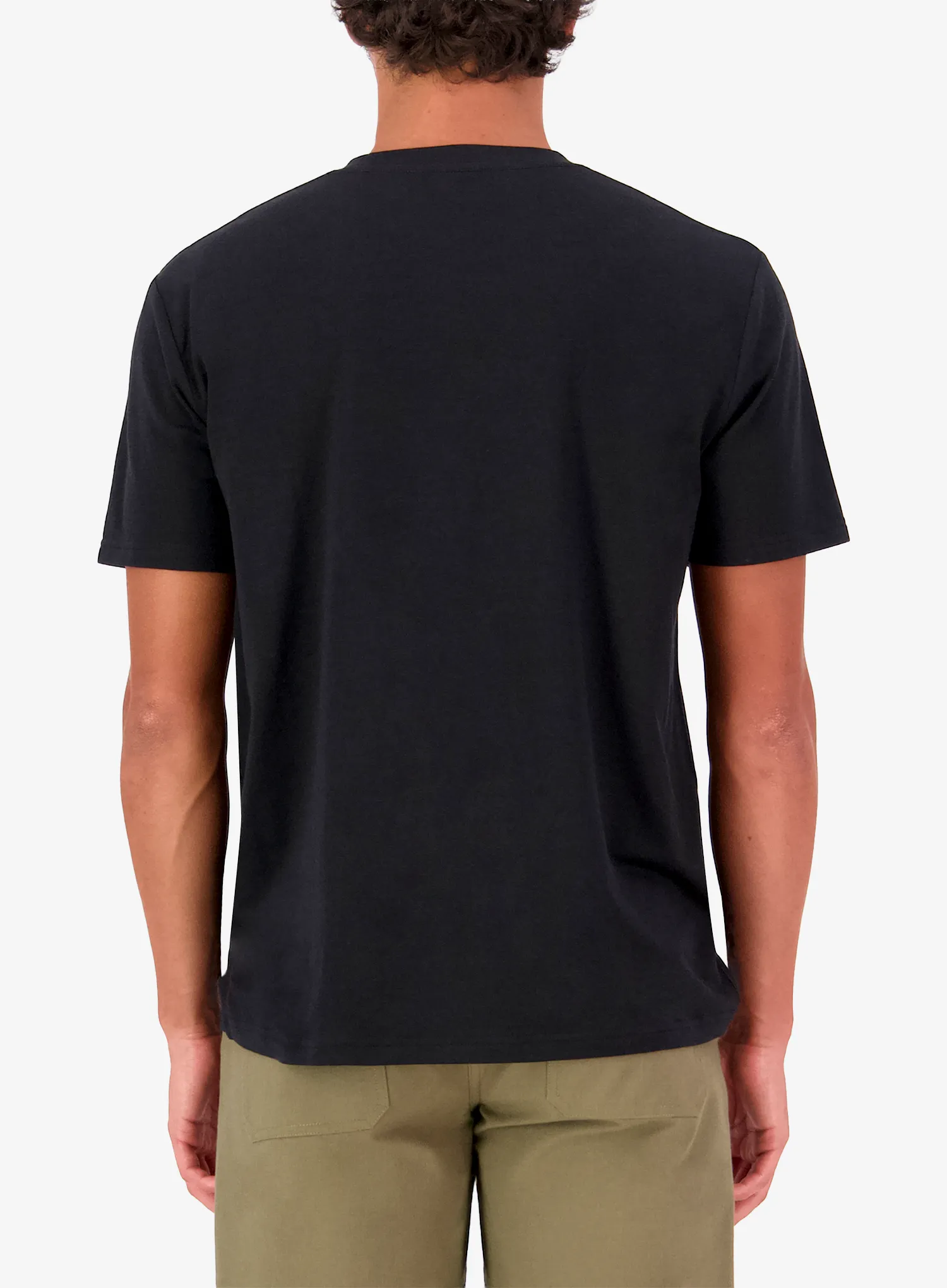 Cyklistické triko Mons Royale Icon Merino T-Shirt - black