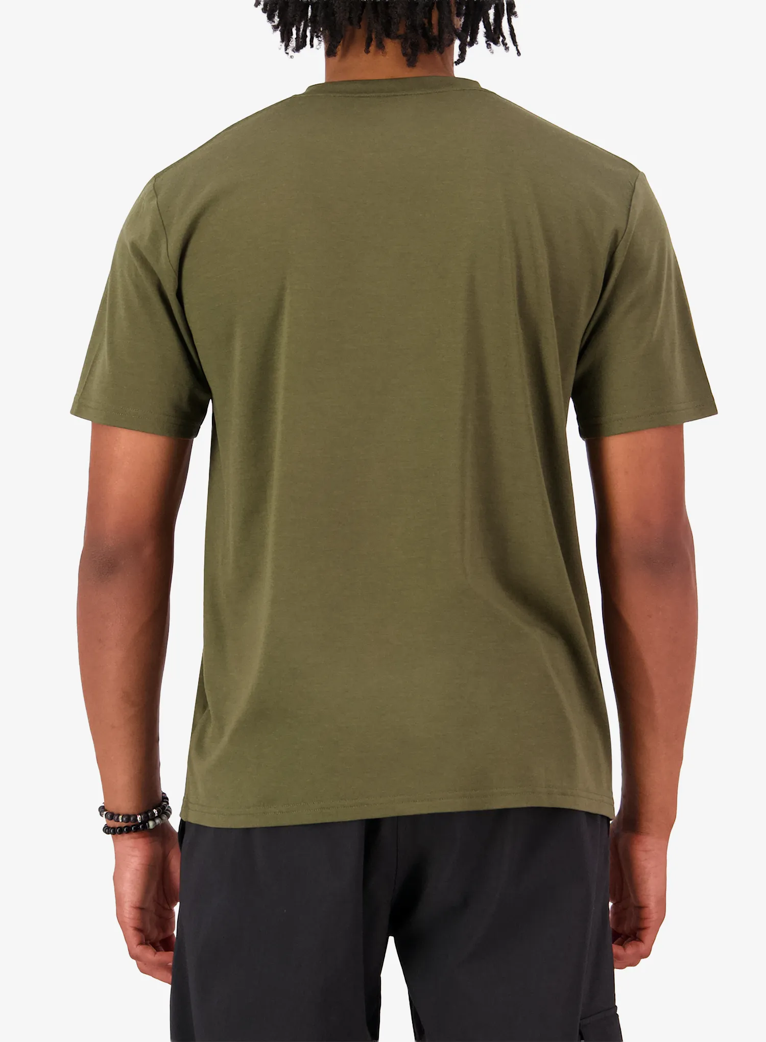 Cyklistické triko Mons Royale Icon Merino T-Shirt - dark olive