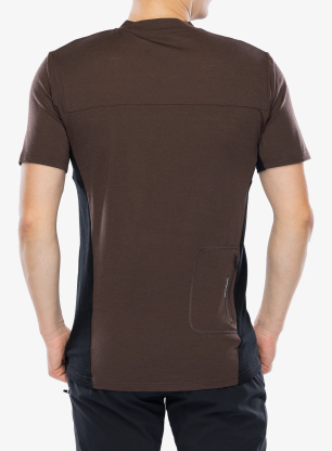 Cyklistické triko Mons Royale Redwood Enduro VT - cedar/cobalt/black