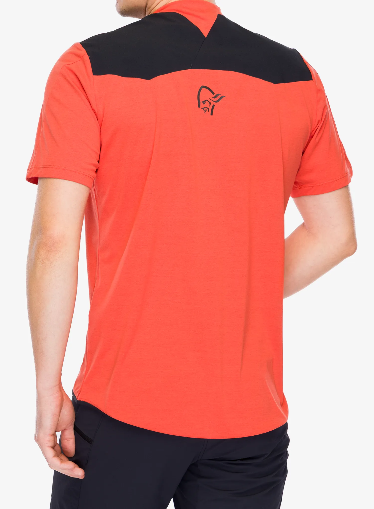 Cyklistické triko Norrona Skibotn Equaliser Tech T-Shirt - paprika red
