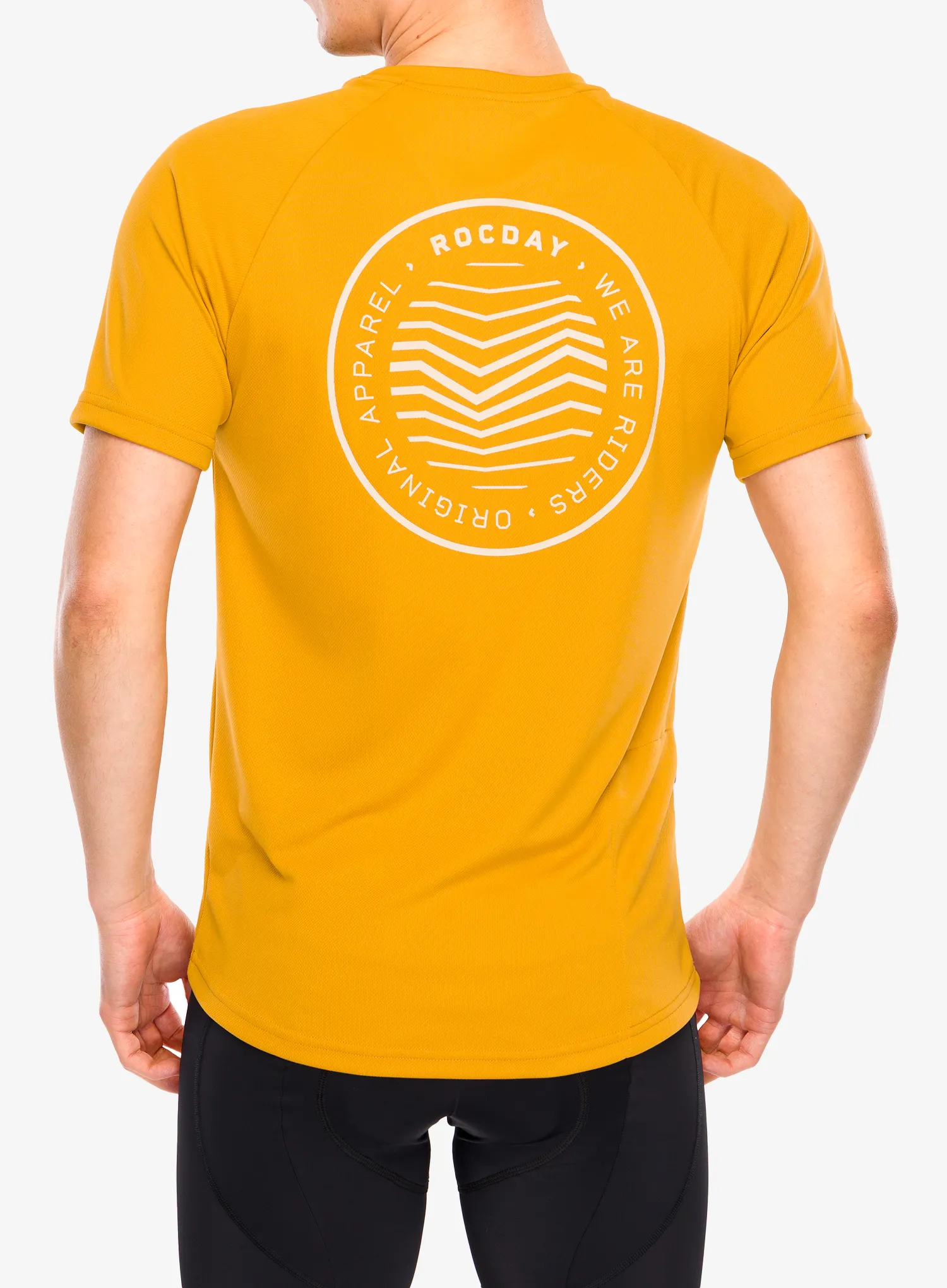 Cyklistické triko Rocday Gravel - yellow