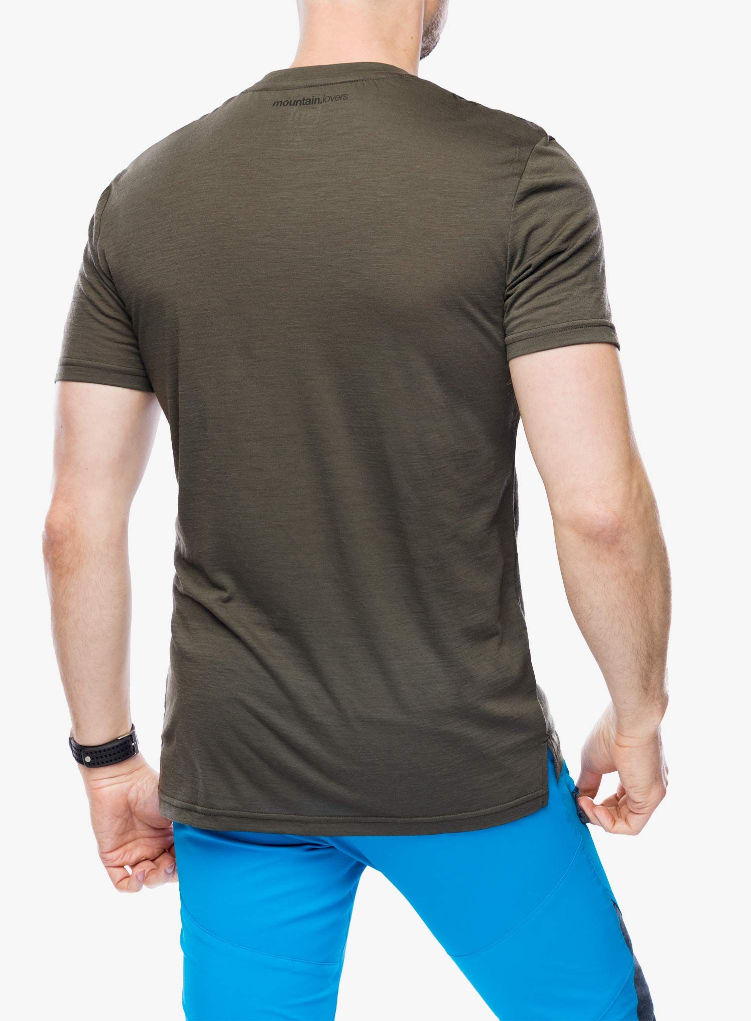 Tričko Super.natural Carabineri Tee - black ink/jet black