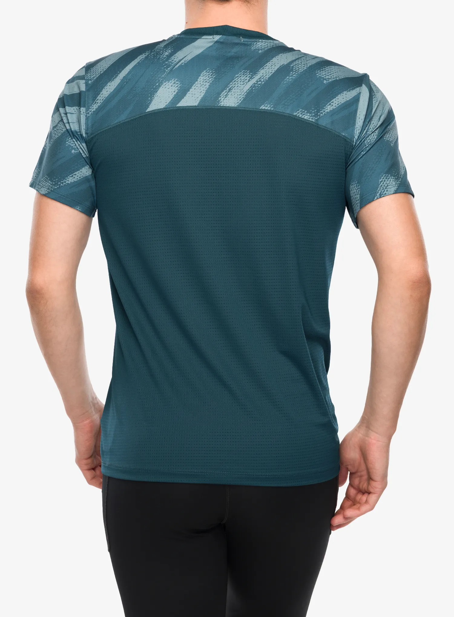 Rychleschnoucí triko Brooks Atmosphere Short Sleeve 3.0 - ultra print/deep sea