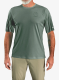 Rychleschnoucí triko Carhartt Force Sun Defender Relaxed Logo T-Shirt - green slate heather