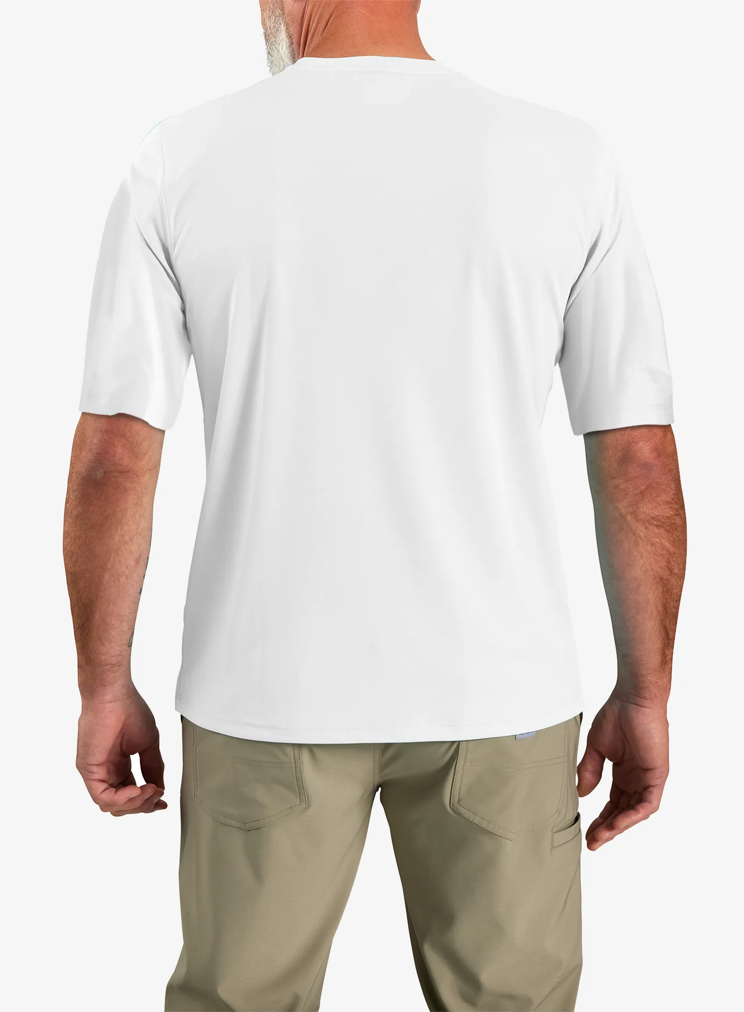 Rychleschnoucí triko Carhartt Force Sun Defender Relaxed Logo T-Shirt - white