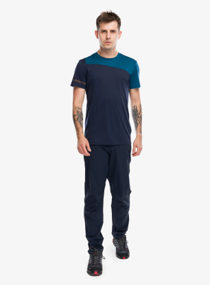 Rychleschnoucí triko CMP Juvan T-Shirt - black blue