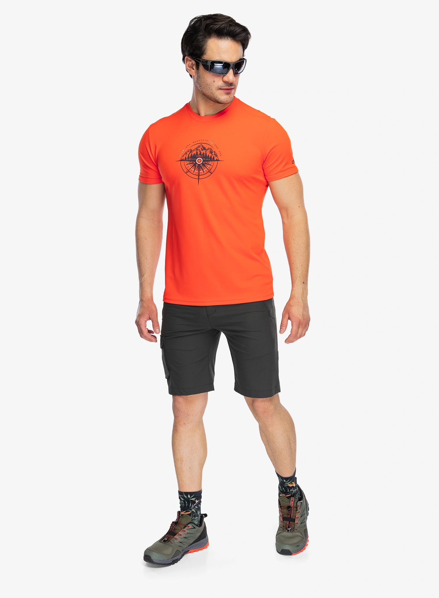 Rychleschnoucí triko CMP Poul - orange