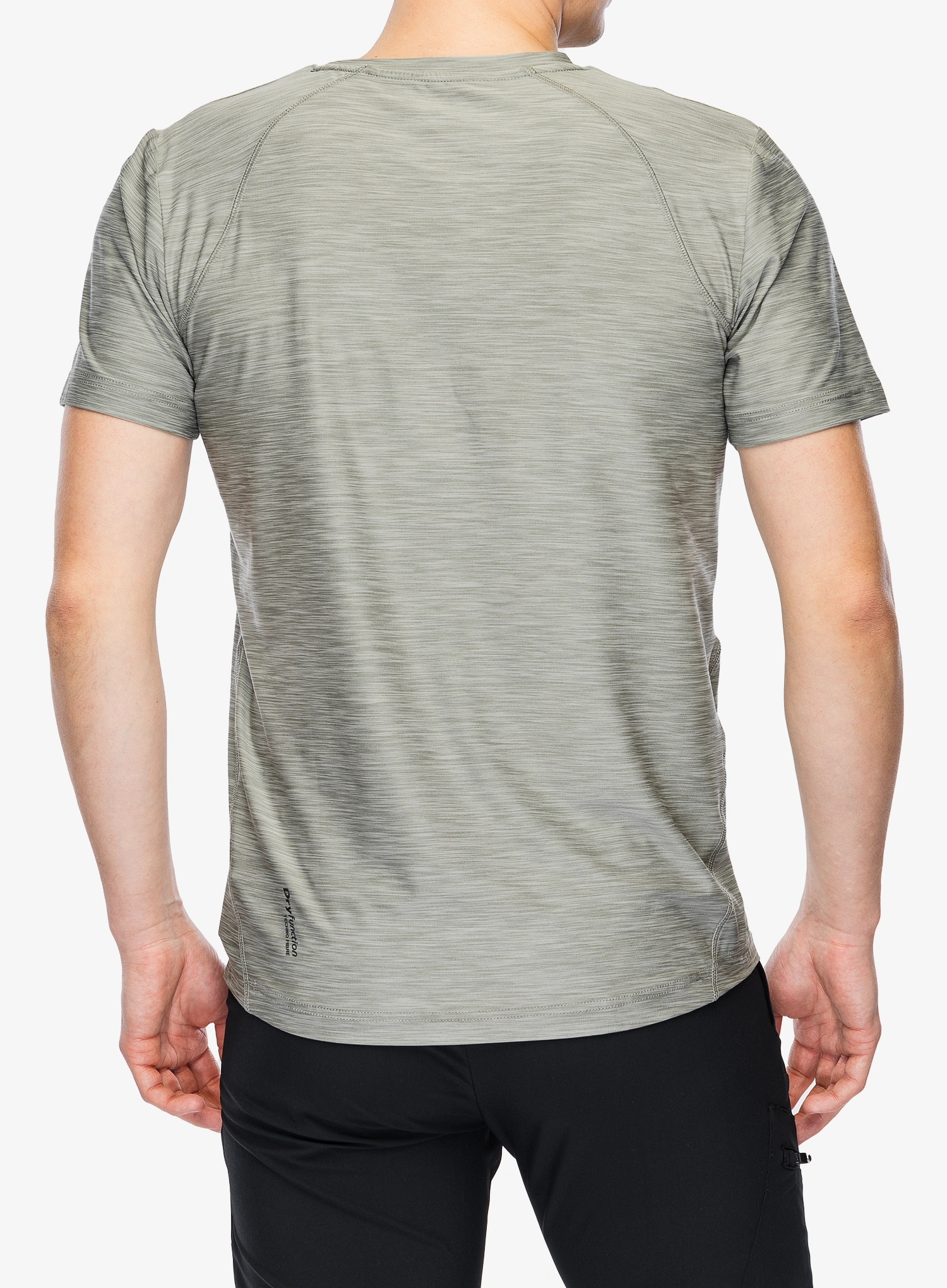 Rychleschnoucí triko CMP Toto T-Shirt Melange Stretch Jersey - sage mel