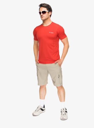 Rychleschnoucí triko Columbia Diamond Peak Pro Short Sleeve - super sonic