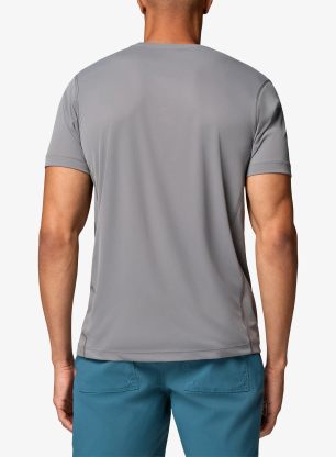 Rychleschnoucí triko Columbia Zero Rules Light S/S Crew - city grey