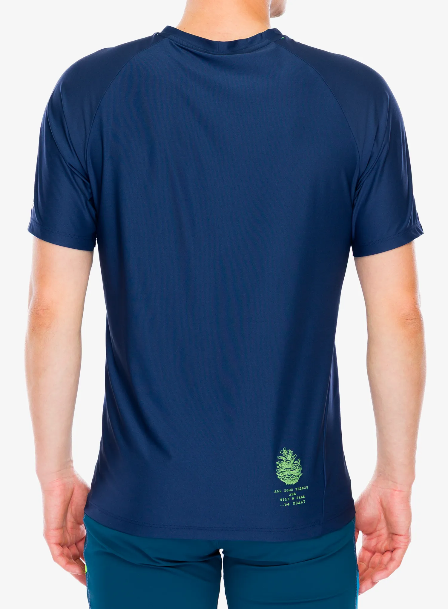Rychleschnoucí triko Crazy Shirt Logo - zenith/blue