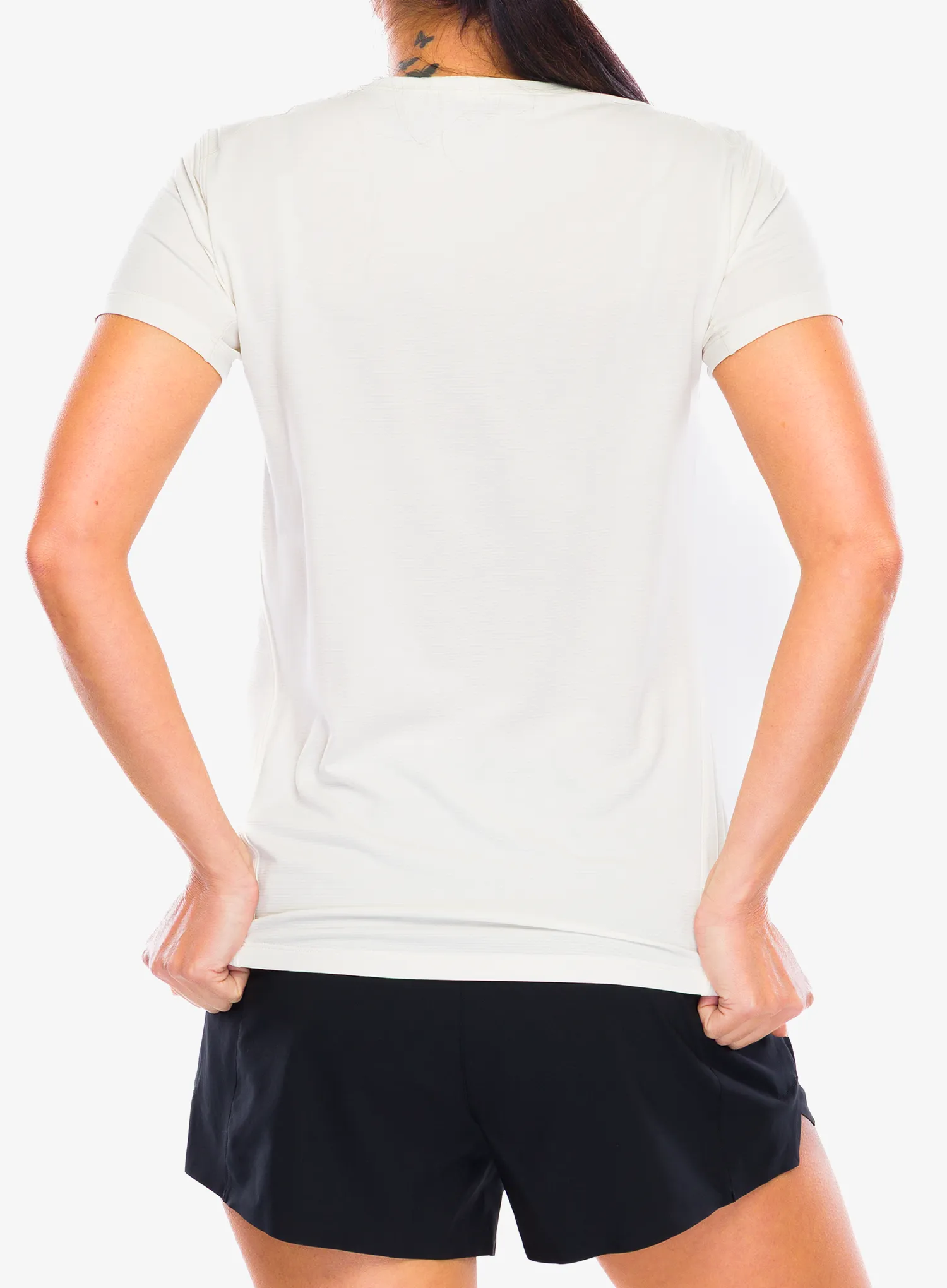 Dámské rychleschnoucí triko Arcteryx Taema Crew Neck SS - arctic silk heather