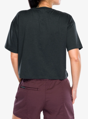 Dámské rychleschnoucí triko Black Diamond Circuit SS Tee - black/black