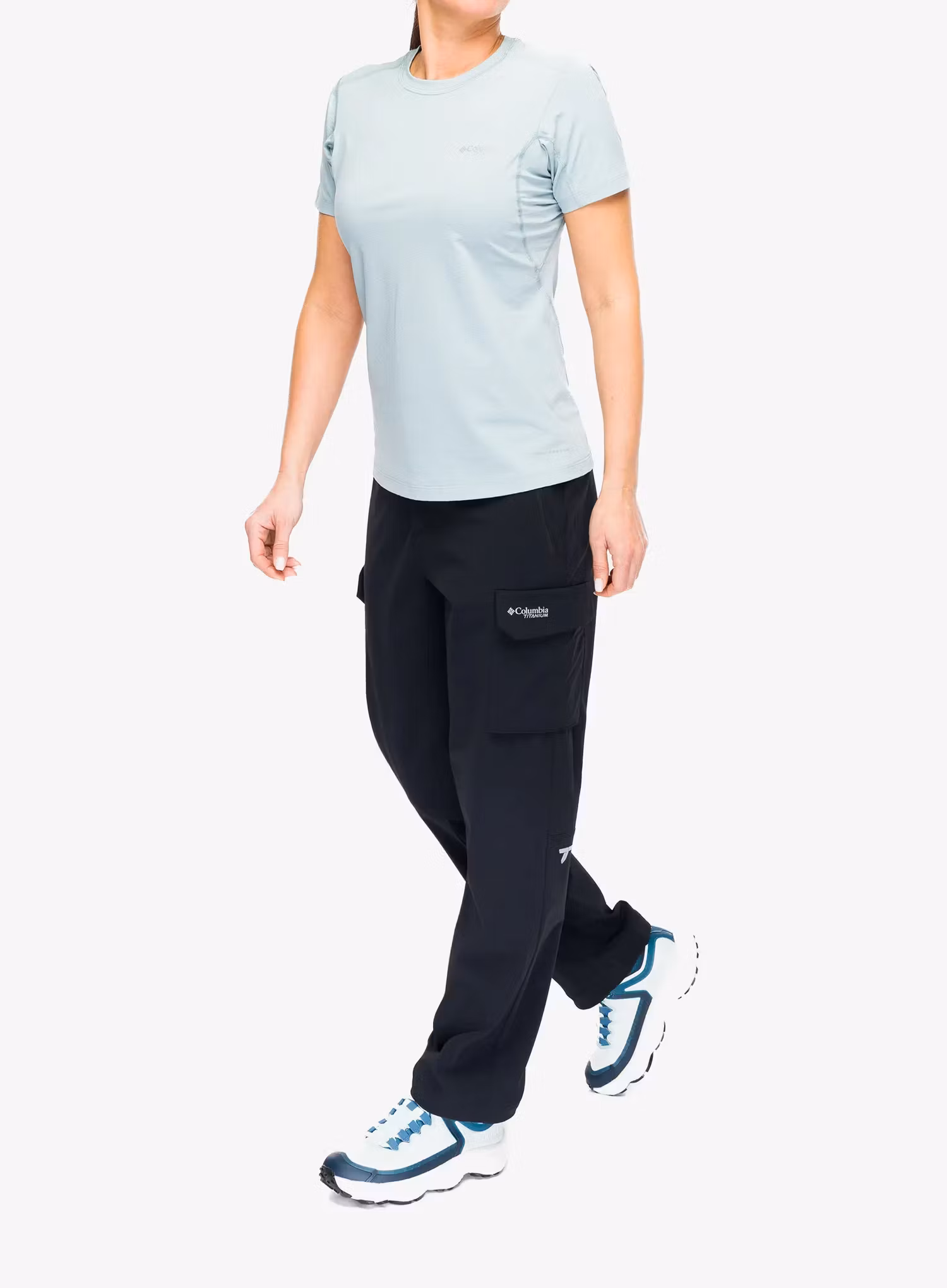 Dámské rychleschnoucí triko Columbia Diamond Peak Pro Short Sleeve - crushed blue