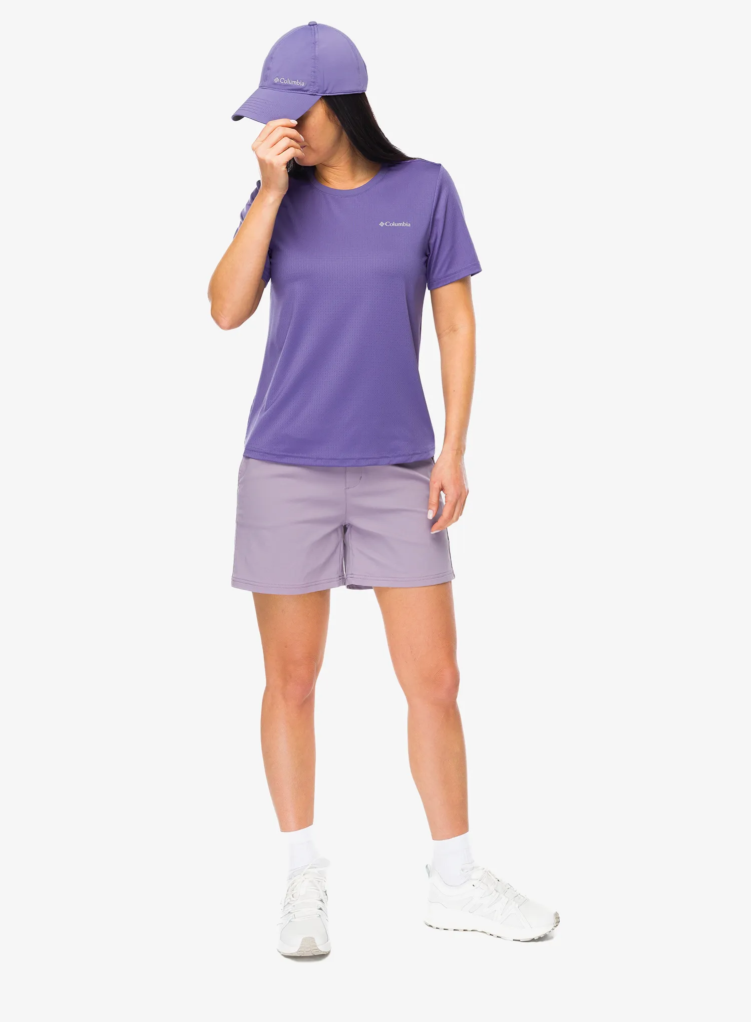 Dámské rychleschnoucí triko Columbia Wild Springs S/S - stormwatch