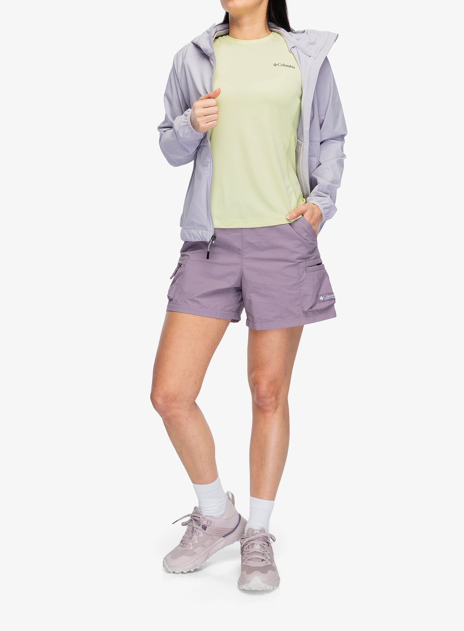 Dámské rychleschnoucí triko Columbia Zero Rules Light S/S Crew - citron haze