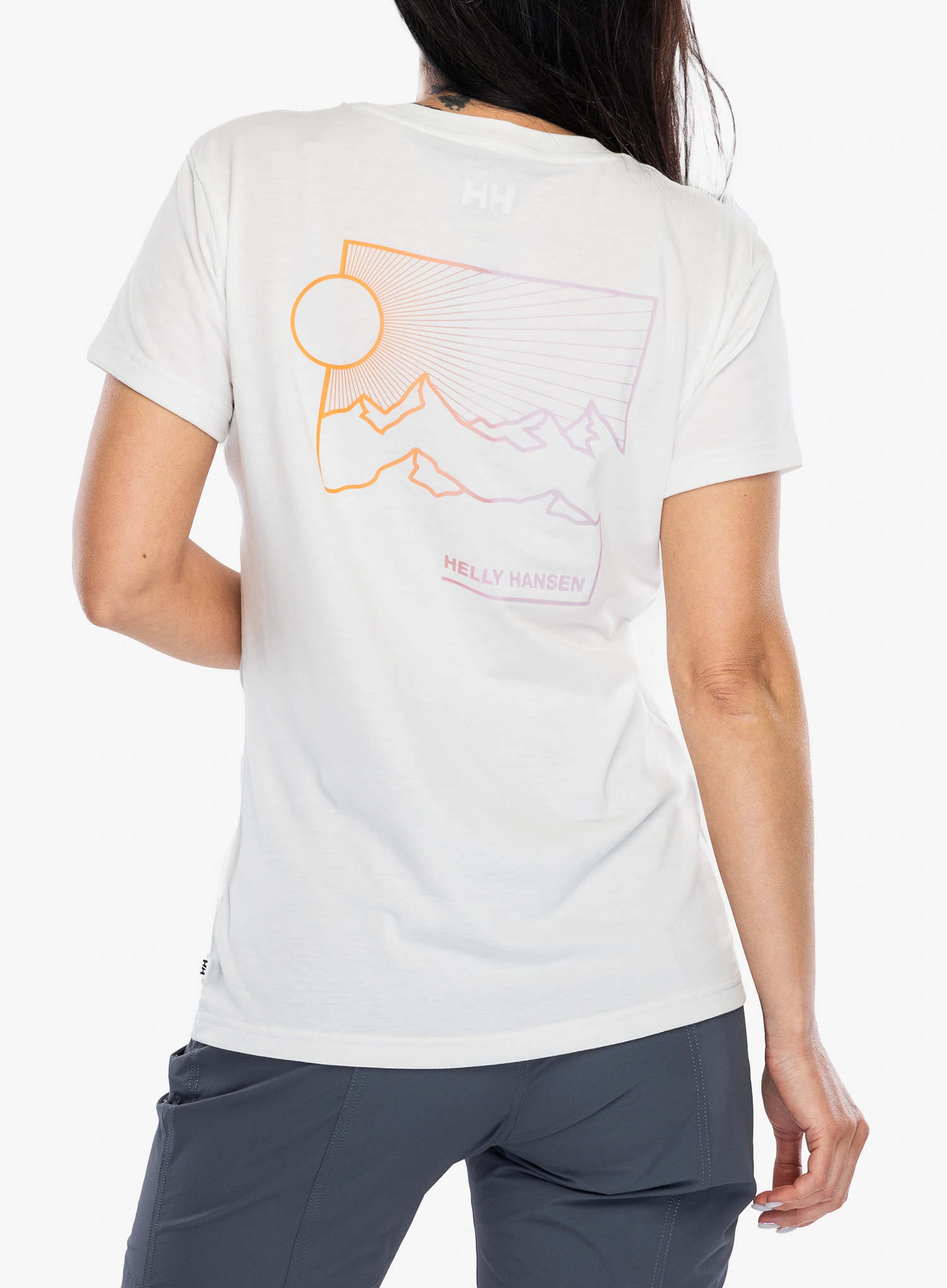 Dámské rychleschnoucí triko Helly Hansen Skog Recycled Graphic Tee - white