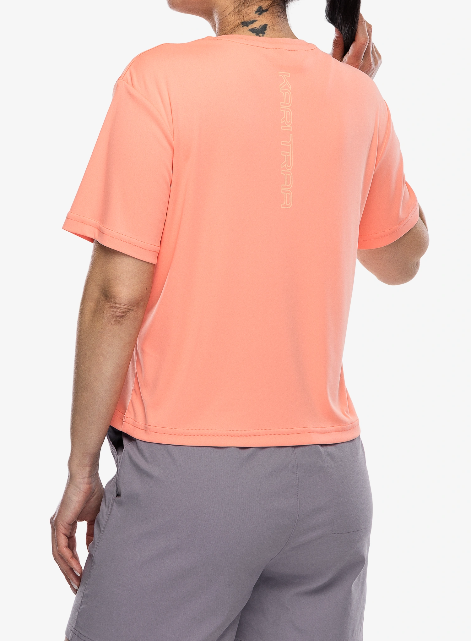 Dámské rychleschnoucí triko Kari Traa Una Tee - coral