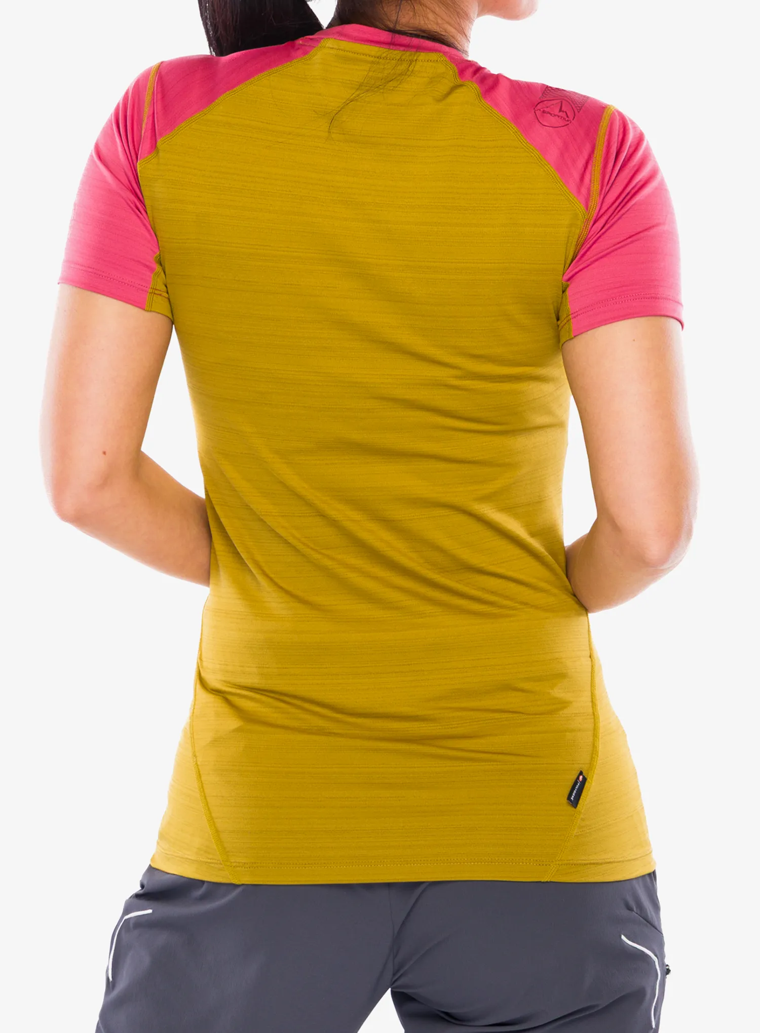 Dámské rychleschnoucí triko La Sportiva Sunfire T-Shirt - savana/rosebay