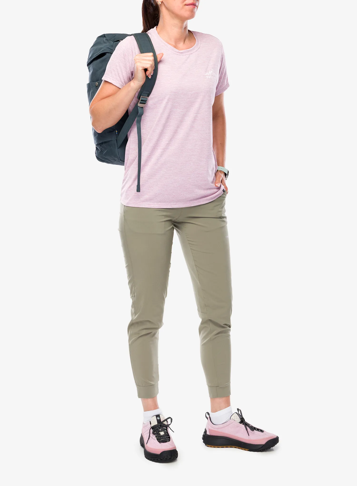 Dámské rychleschnoucí triko Patagonia Cap Cool Daily Shirt Cloud Crag - quiet violet