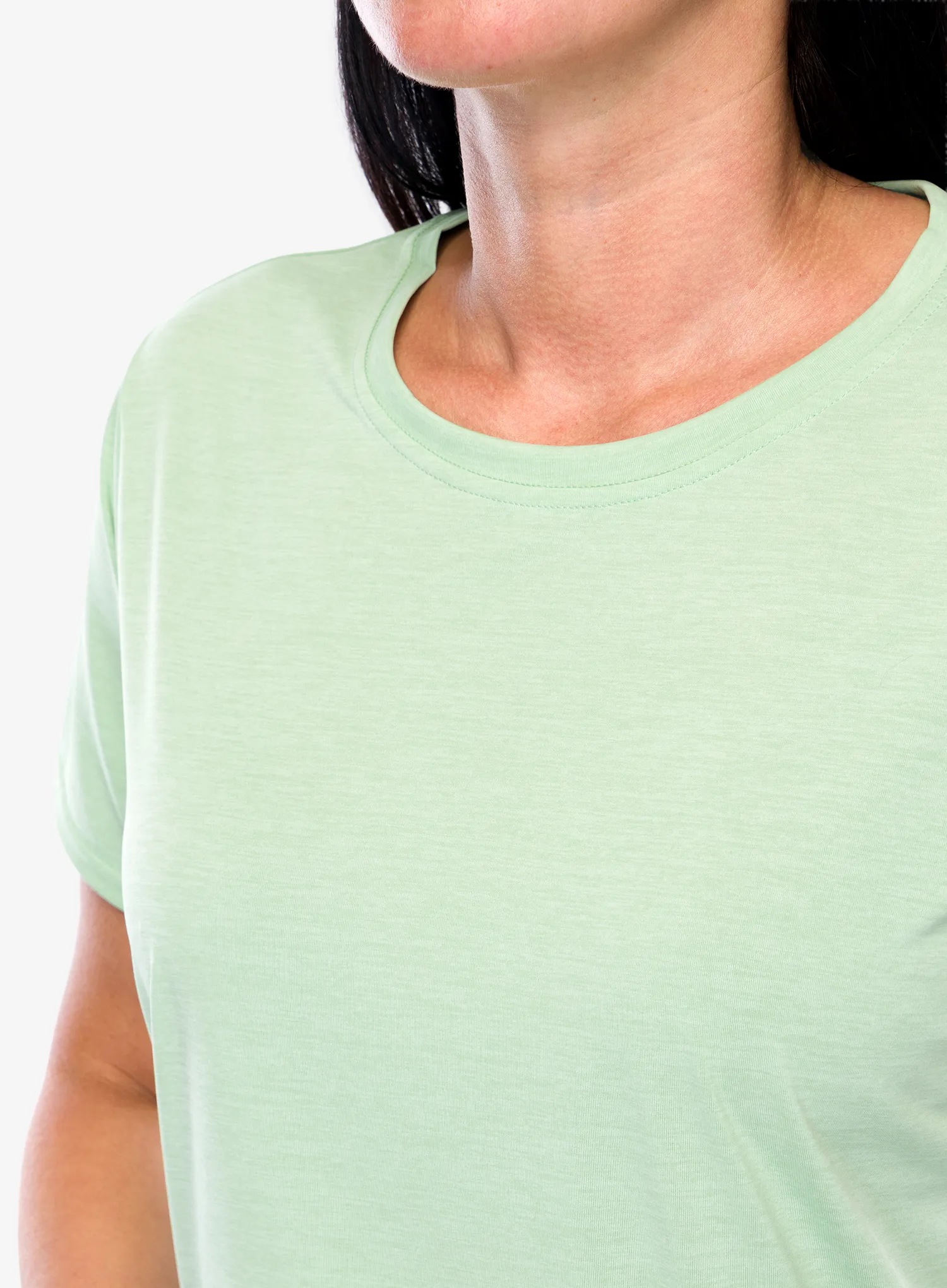 Dámské rychleschnoucí triko Patagonia Capilene Cool Daily Shirt - rinsed green/dark rinsed gre