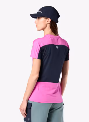 Dámské rychleschnoucí triko Rossignol Hiking Tee - electric fuchsia