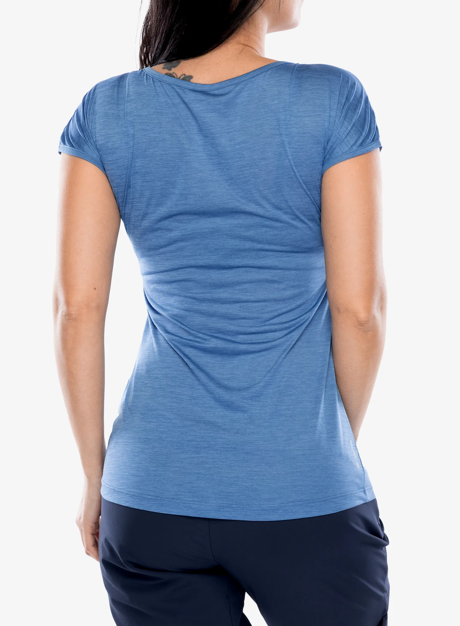 Dámské rychleschnoucí triko Salewa Puez Melange Dry S/S Tee - morning blue melange