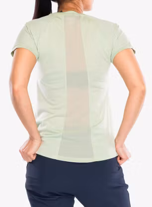 Dámské rychleschnoucí triko Salomon Outline S/S Tee - sea foam