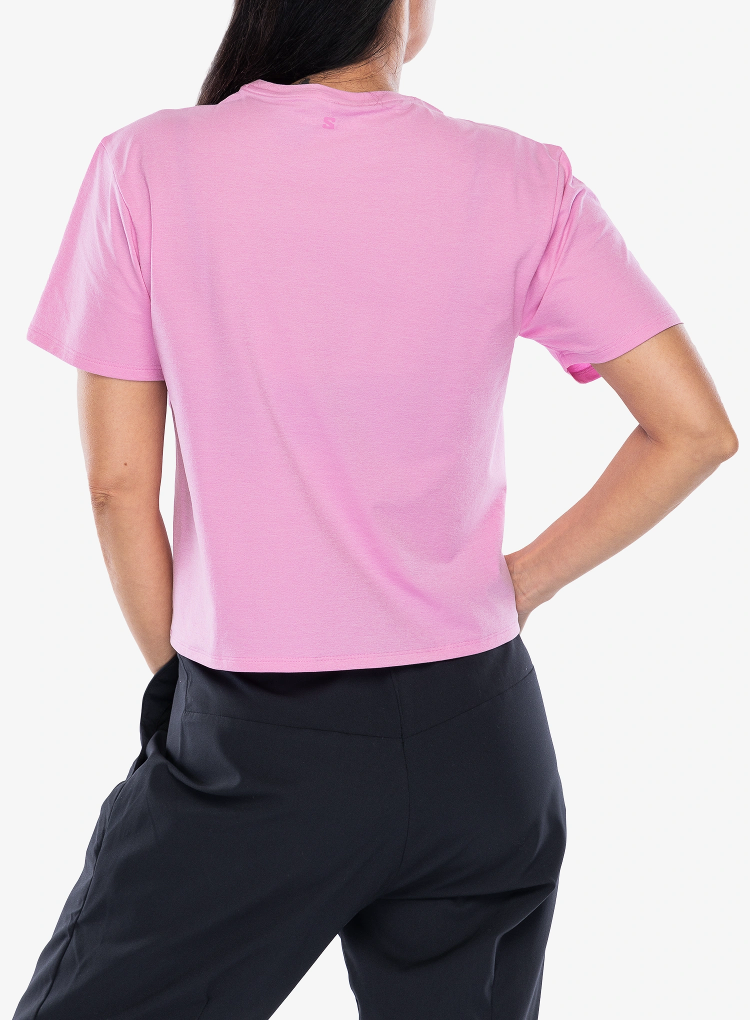 Dámské rychleschnoucí triko Salomon Trackline S/S Tee - cyclamen