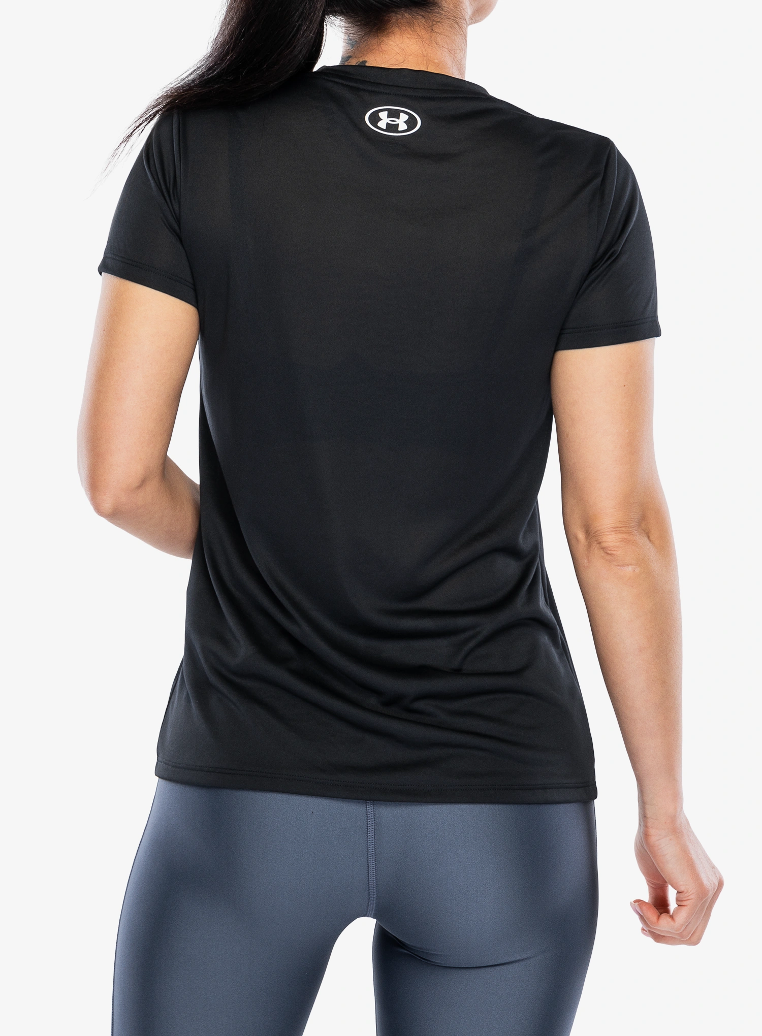 Dámské rychleschnoucí triko Under Armour Tech SSC - Solid - black/white