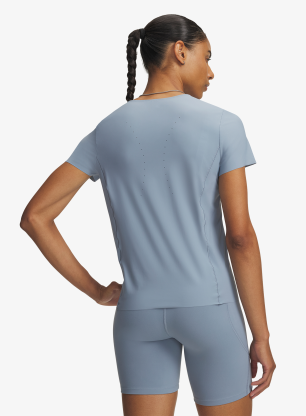 Dámské rychleschnoucí triko Under Armour Vanish Elite Short Sleeve - blue wind/metallic silver