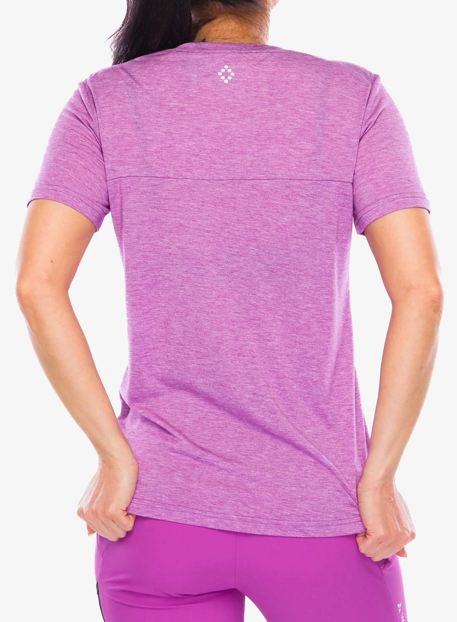 Dámské rychleschnoucí triko Vaude Skomer Print T-Shirt III - magenta