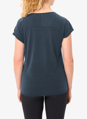 Dámské rychleschnoucí triko Vaude Tekoa T-Shirt II - dark sea/white