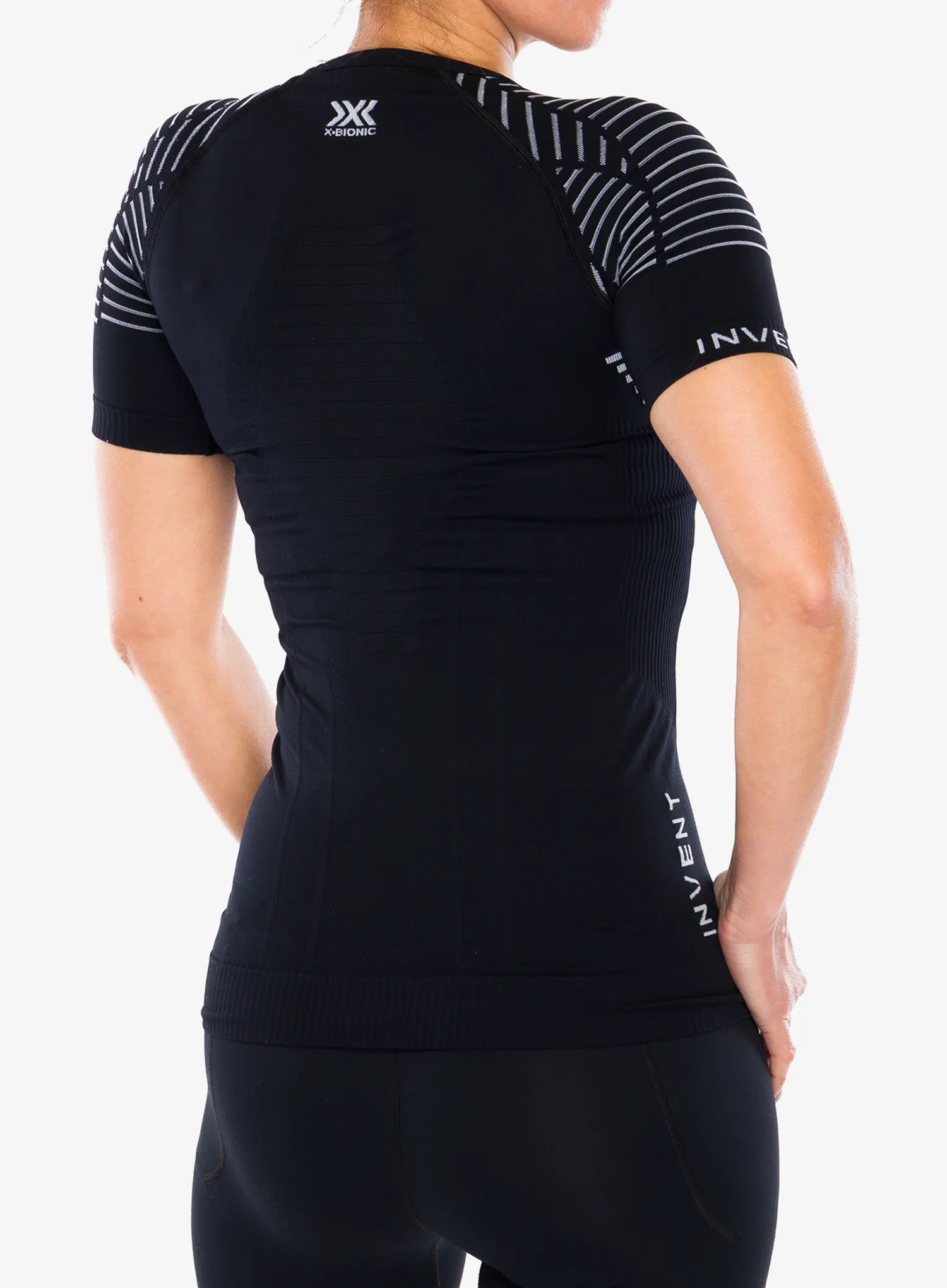 Dámské rychleschnoucí triko X-Bionic Invent 4.0 LT - opal black/white