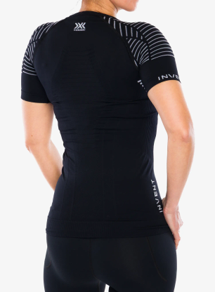 Dámské rychleschnoucí triko X-Bionic Invent 4.0 LT - opal black/white