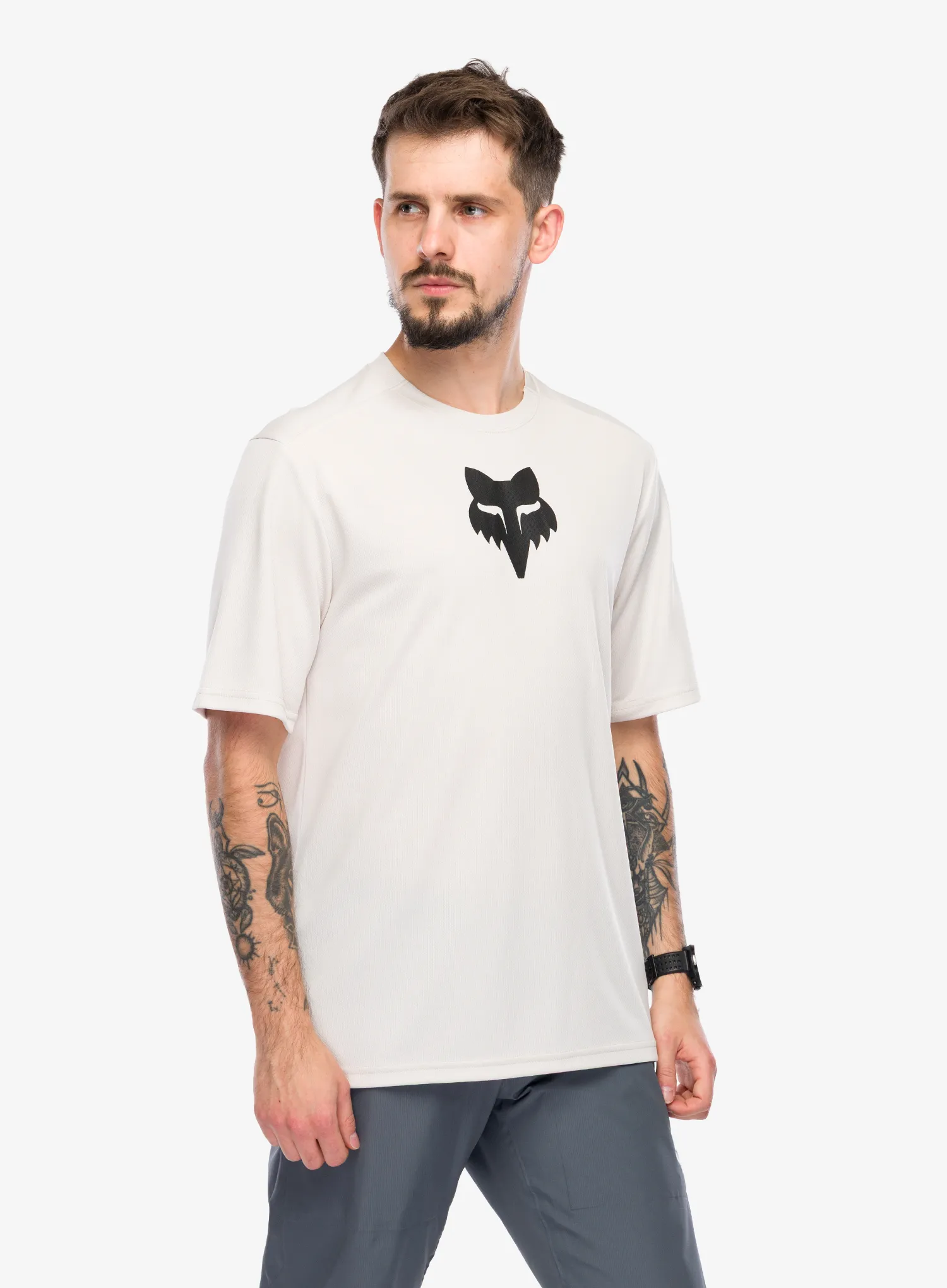 Rychleschnoucí triko Fox Ranger SS Jersey Fox Head - vintage white