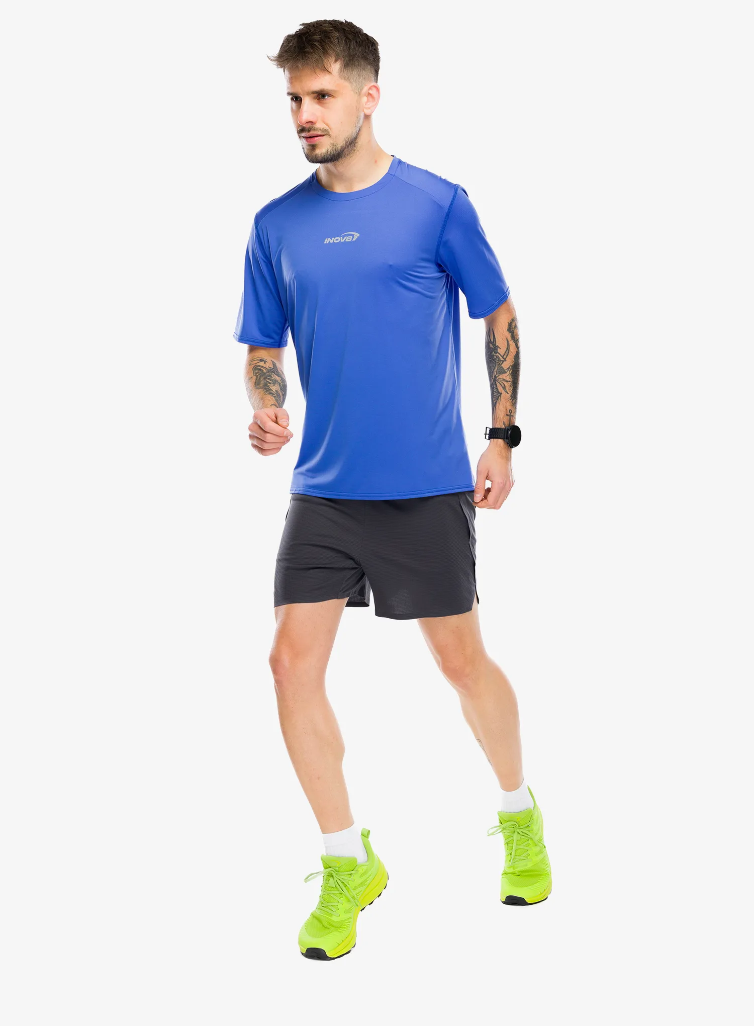 Rychleschnoucí triko Inov-8 Airlite Short Sleeve T-Shirt - blue