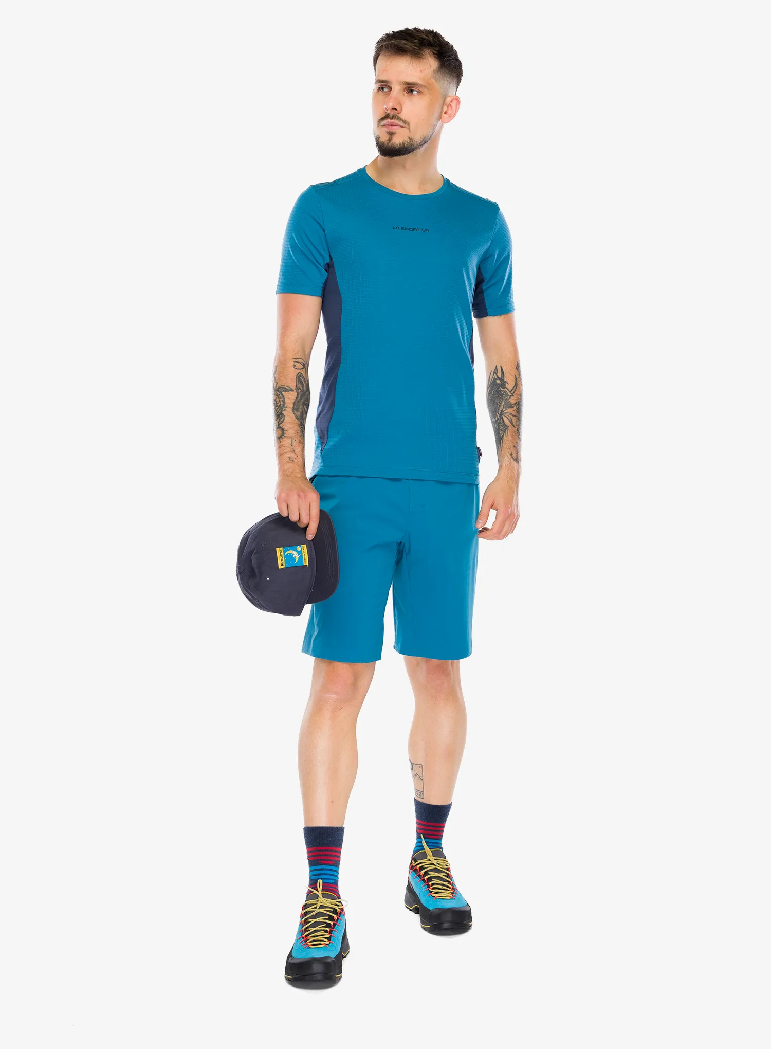 Rychleschnoucí triko La Sportiva Traverse T-Shirt - lake/night sky