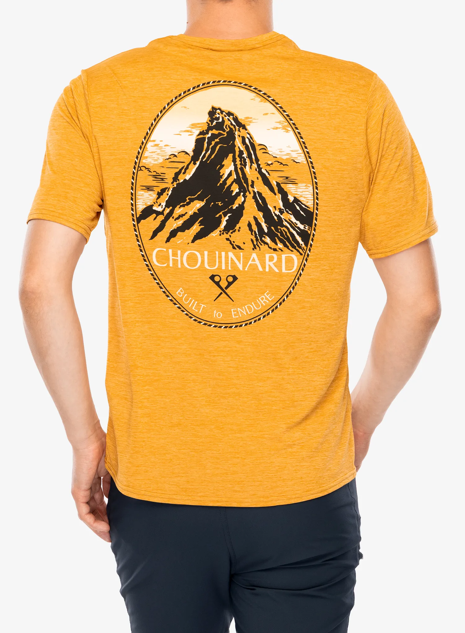 Rychleschnoucí triko Patagonia Cap Cool Daily Graphic Shirt Lands - chouinard crest/talon gold