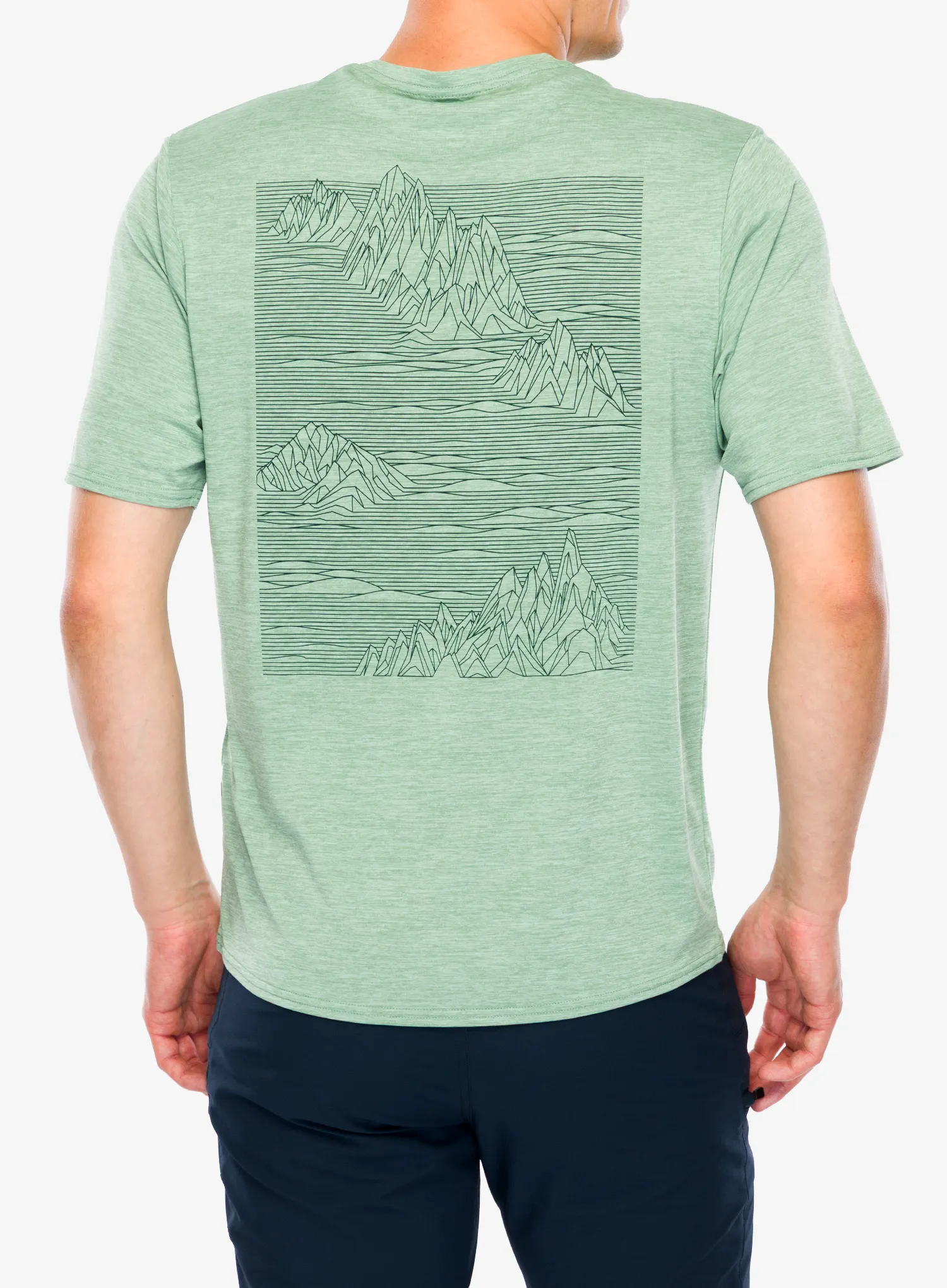 Rychleschnoucí triko Patagonia Cap Cool Daily Graphic Shirt - strataspire/ellwood green