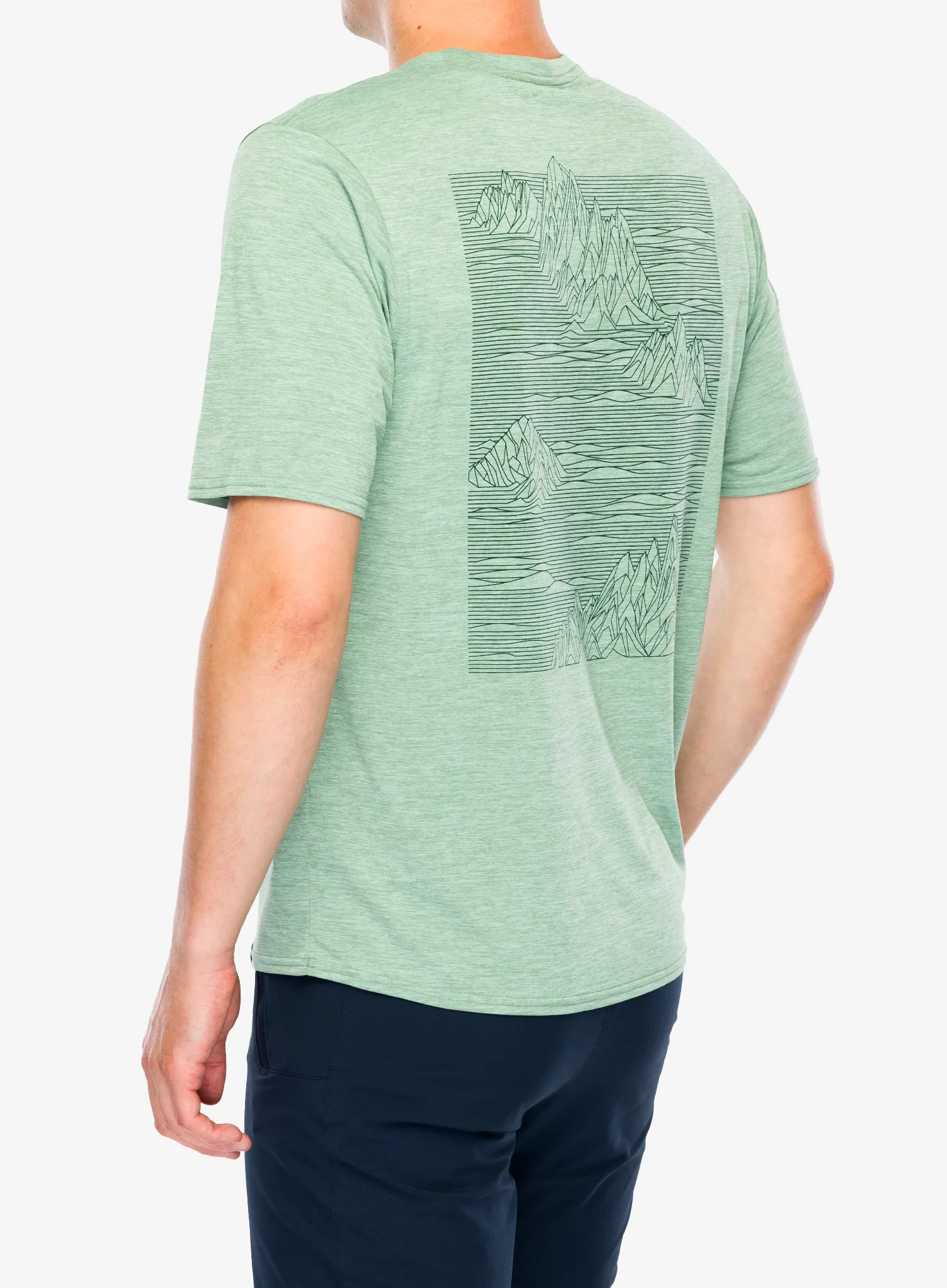 Rychleschnoucí triko Patagonia Cap Cool Daily Graphic Shirt - strataspire/ellwood green