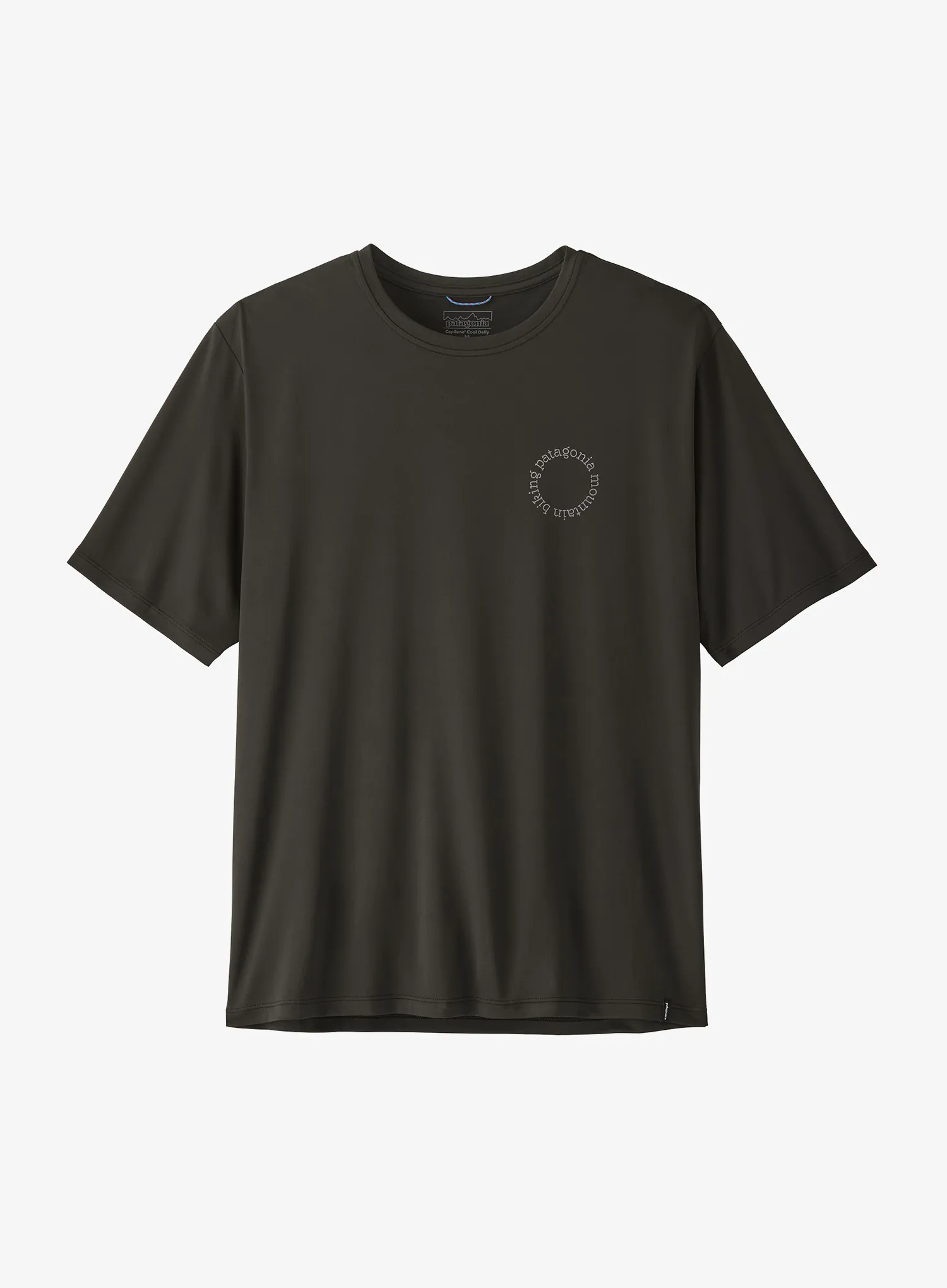 Rychleschnoucí triko Patagonia Cap Cool Daily Shirt Spoke Stencil - black